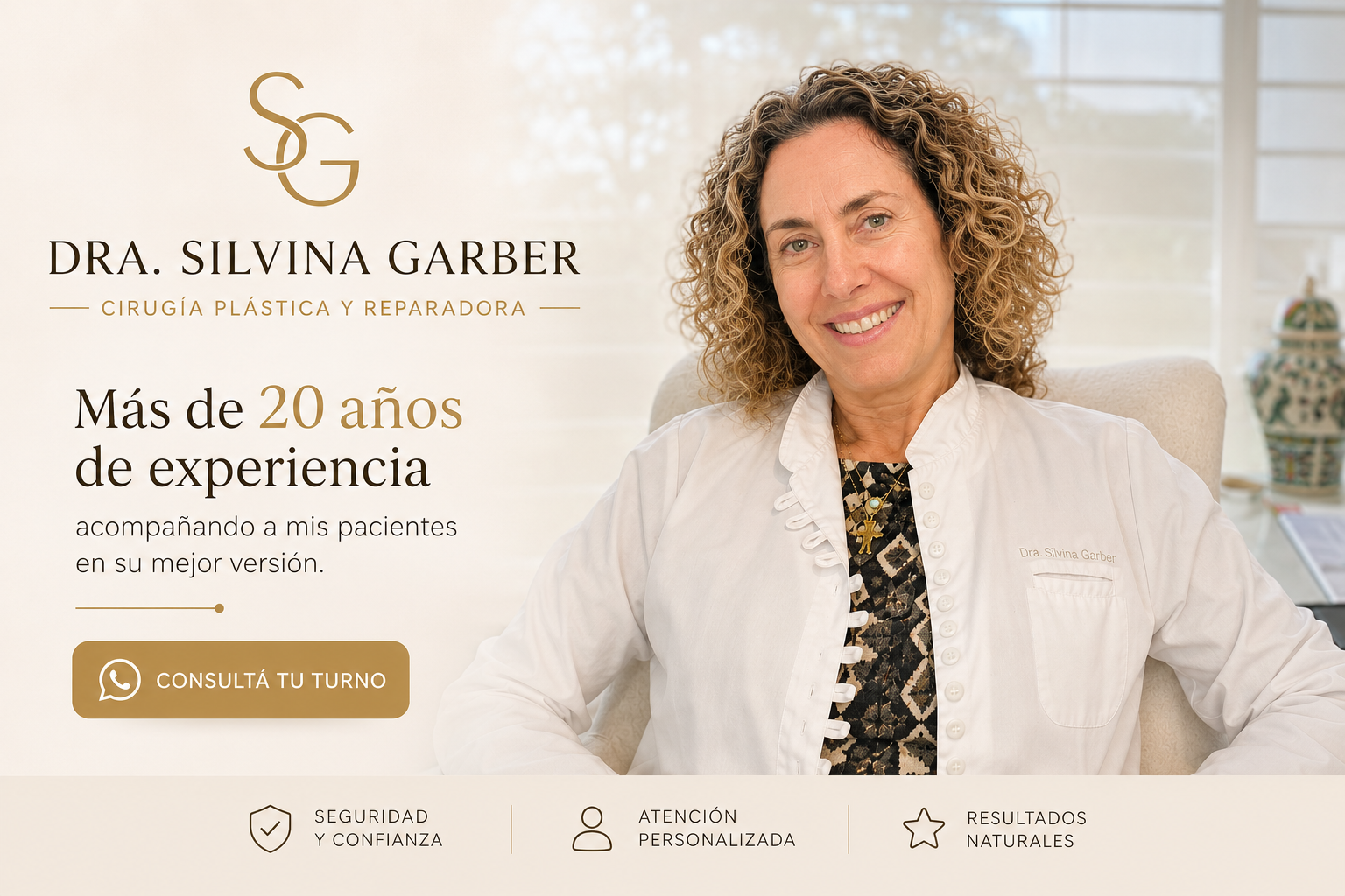 Dra. Silvina Garber, Cirujana Plástica y Reparadora