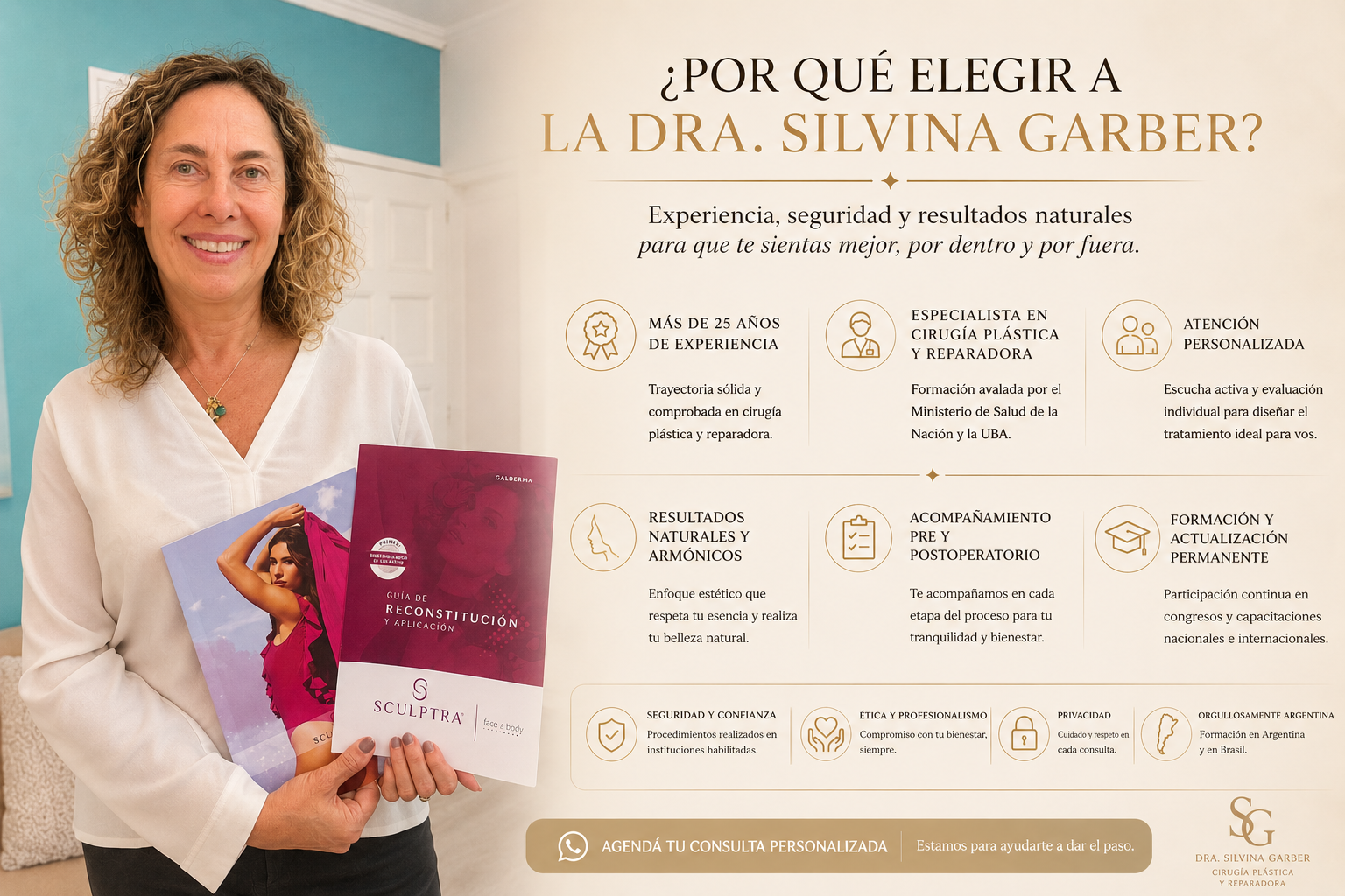 ¿Por qué elegir a la Dra. Silvina Garber?