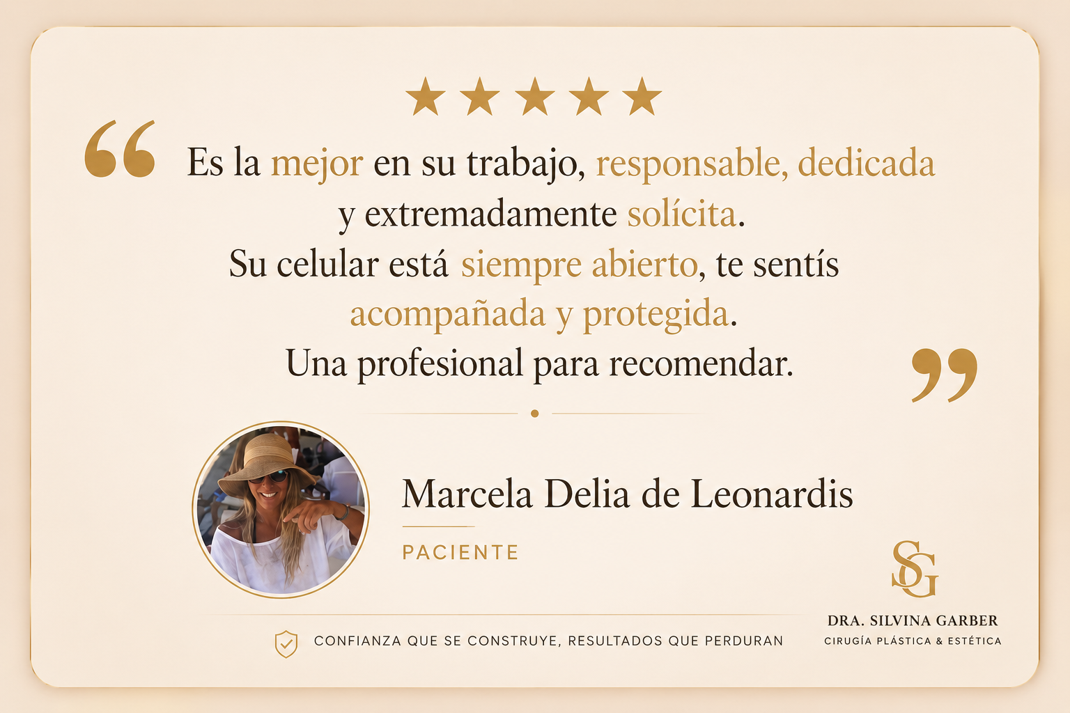 Testimonio Marcela Delia de Leonardis